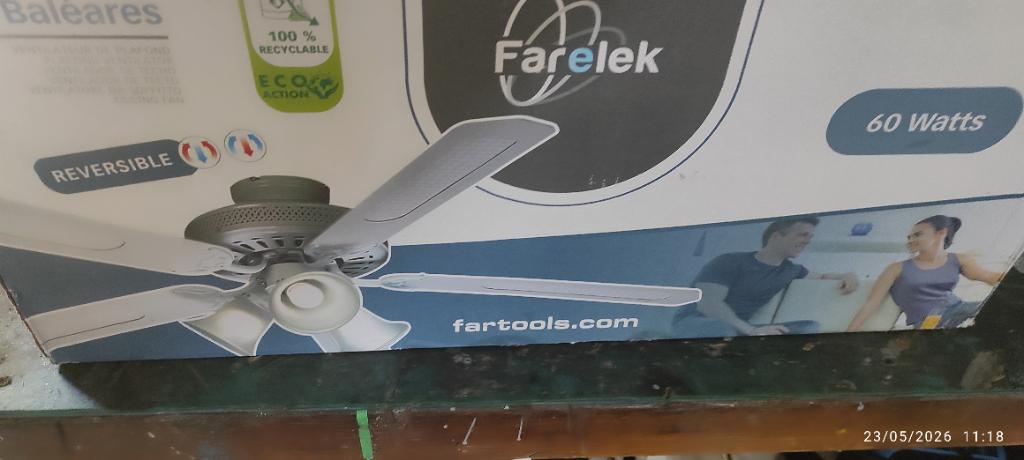 Ventilateur de plafond, Enlèvement, Neuf, Ventilateur de plafond
