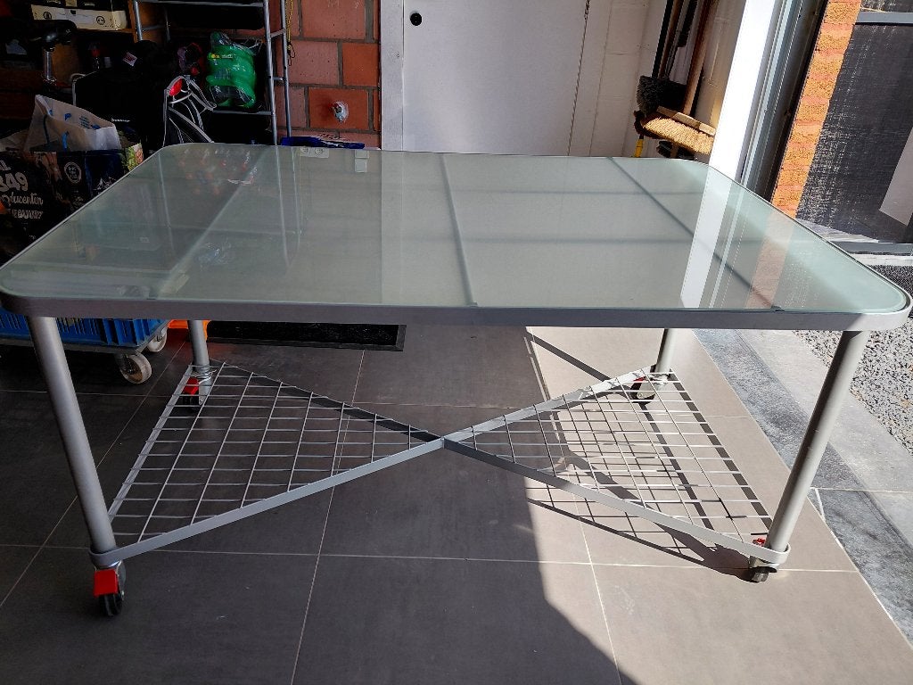 tafel op wielen, Verre, Comme neuf, 100 à 150 cm, Enlèvement