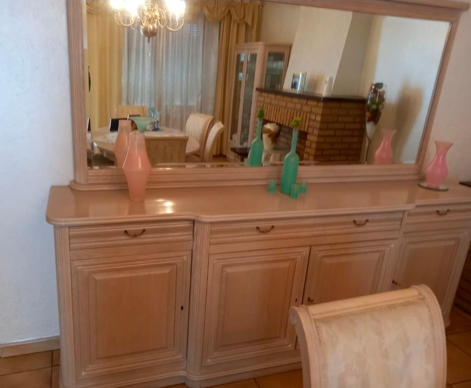 Buffet avec miroir en chêne, Enlèvement, Utilisé, Chêne, Avec tiroir(s)