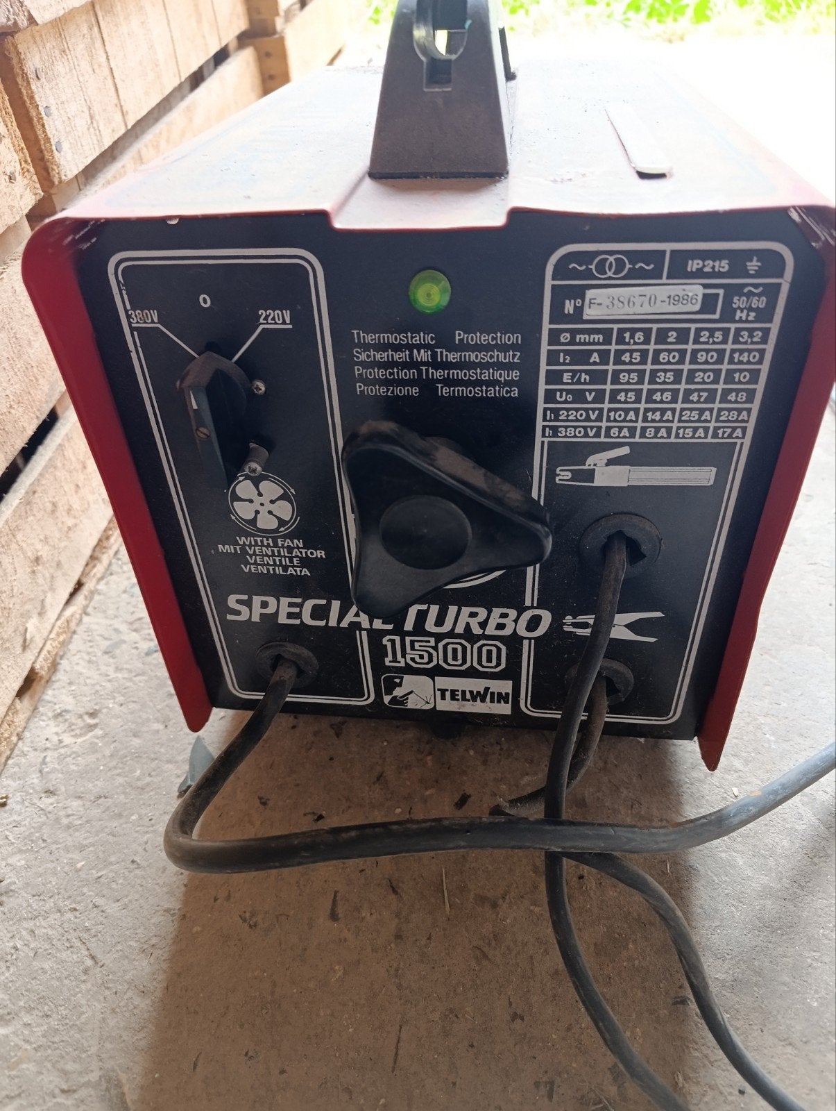 Machine à souder, Enlèvement