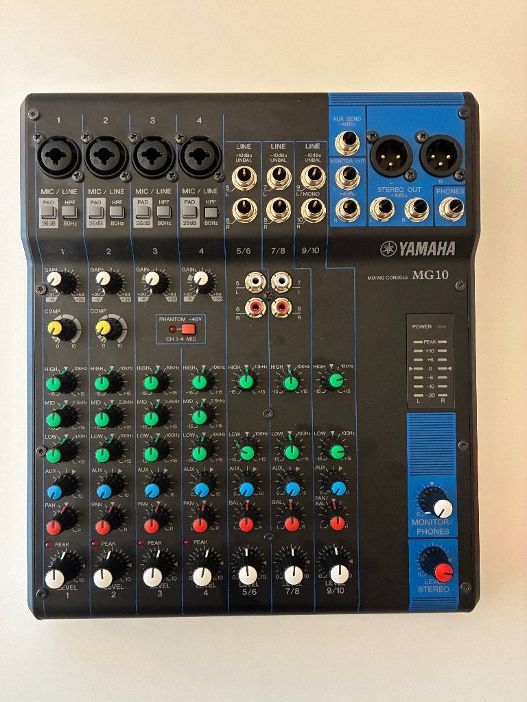 YAMAHA MG10 mengpaneel, Musique & Instruments, Enlèvement, Comme neuf, 5 à 10 canaux