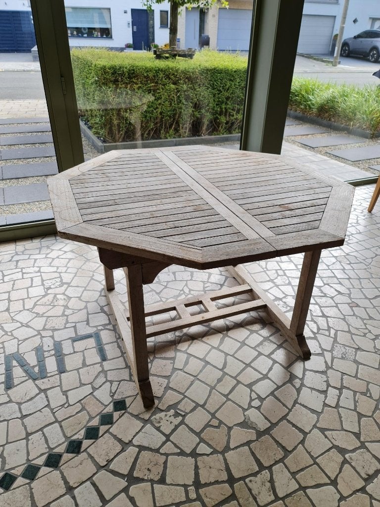 Différents modèles de tables de jardin - 5 pièces, Jardin & Terrasse, Enlèvement, Comme neuf, Rond, Bois