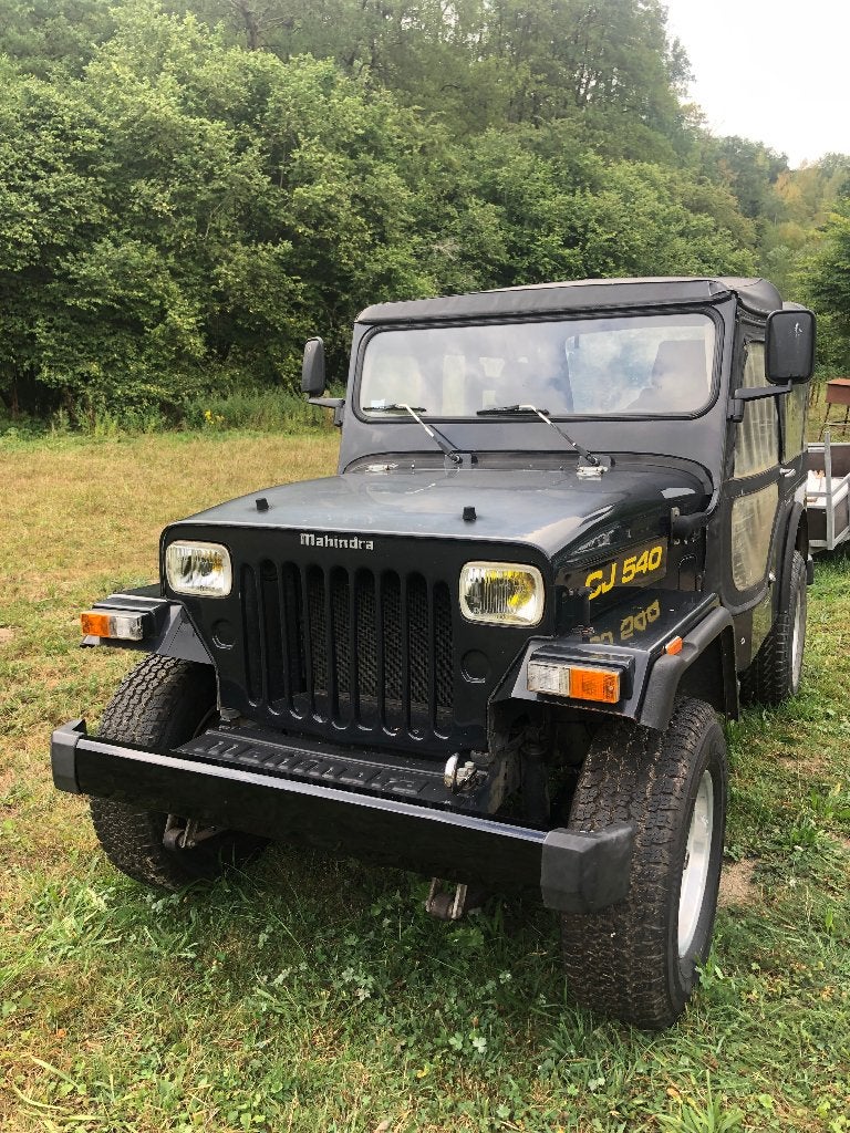 2 Jeeps Mahindra CJ540, Achat, Boîte manuelle, Noir, 2 portes