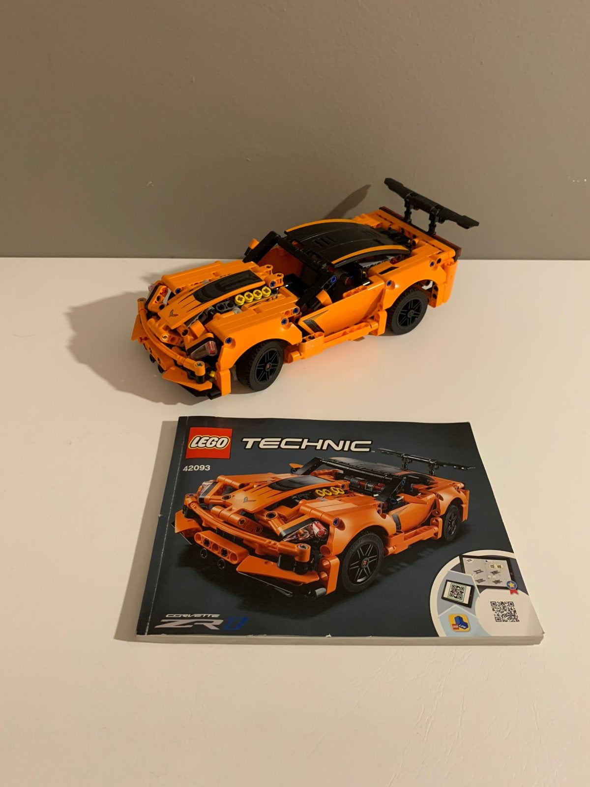 LEGO 42093 Corvette ZR1 Technic complète avec notice, Enlèvement ou Envoi, Lego, Ensemble complet, Comme neuf