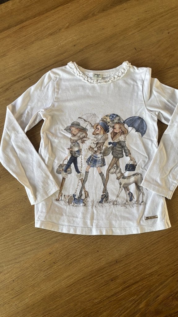 Mayoral longsleeve 8 j, Meisje, MAYORAL, Ophalen of Verzenden, Zo goed als nieuw