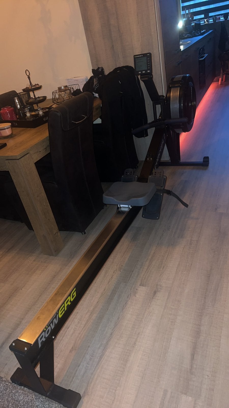 Rowerg concept 2 model D PM5 display nieuwstaat, Sport en Fitness, Fitnessapparatuur, Ophalen, Benen, Zo goed als nieuw, Metaal