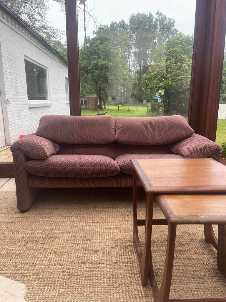 Cassina maraluga 2zit + 1zit, Maison & Meubles, Canapés | Coins salons complets, Comme neuf, Tissus, Enlèvement