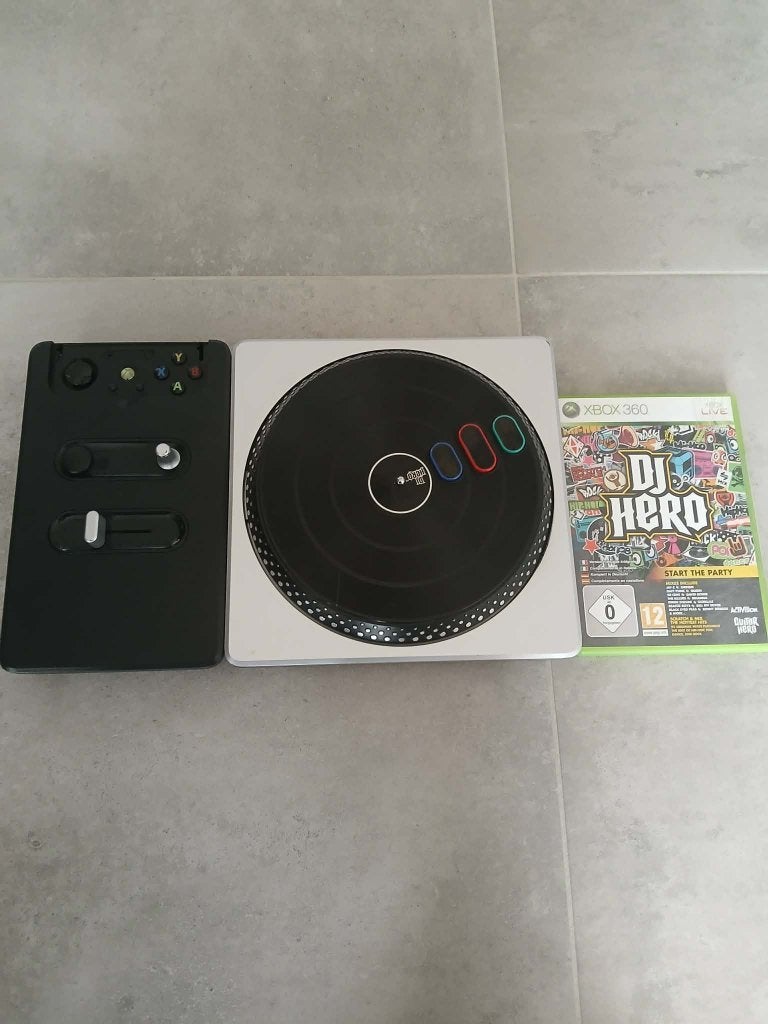 dj hero + game, Games en Spelcomputers, Games | Xbox 360, Ophalen of Verzenden, Gebruikt