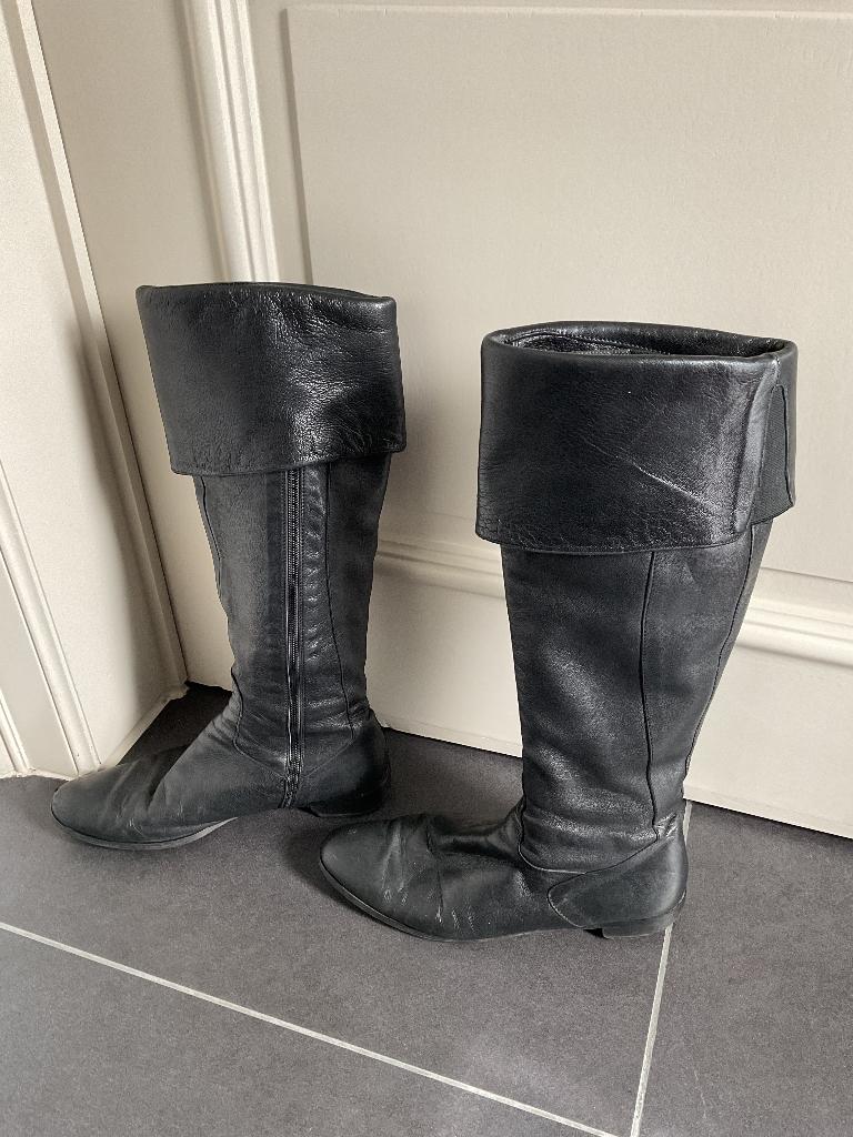 Laarzen zwart Cypres maat 38, Hoge laarzen, Zwart, Cypres, Ophalen of Verzenden