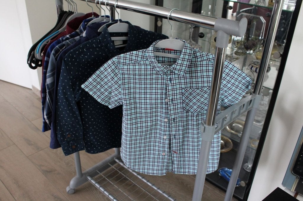 kinderkledij overhemd lm jongen maat 116, Ophalen of Verzenden, Gebruikt, Jongen, Overhemd of Blouse