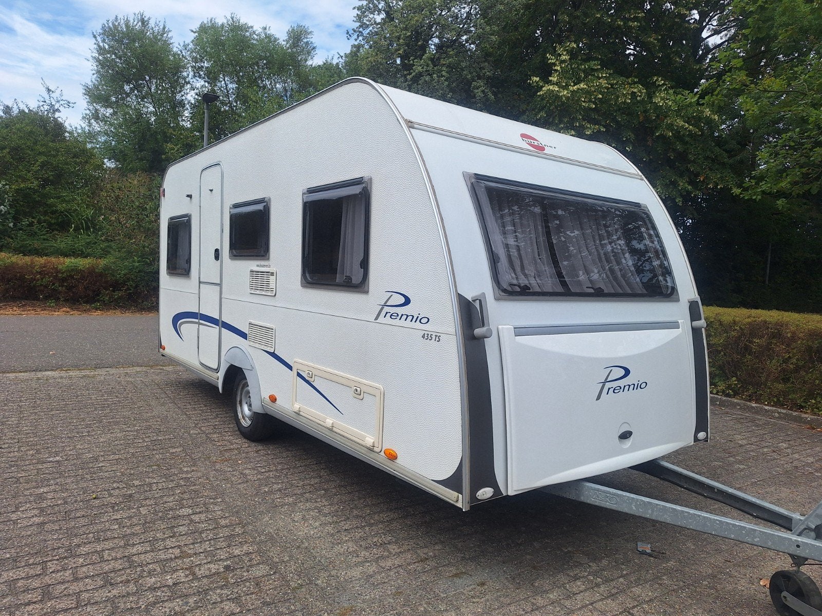 BURSTNER PREMIO 435 ts BJ2010 NIEUWSTAAT, Caravans en Kamperen, Caravans, Vast bed, Treinzit, 750 - 1000 kg, Particulier