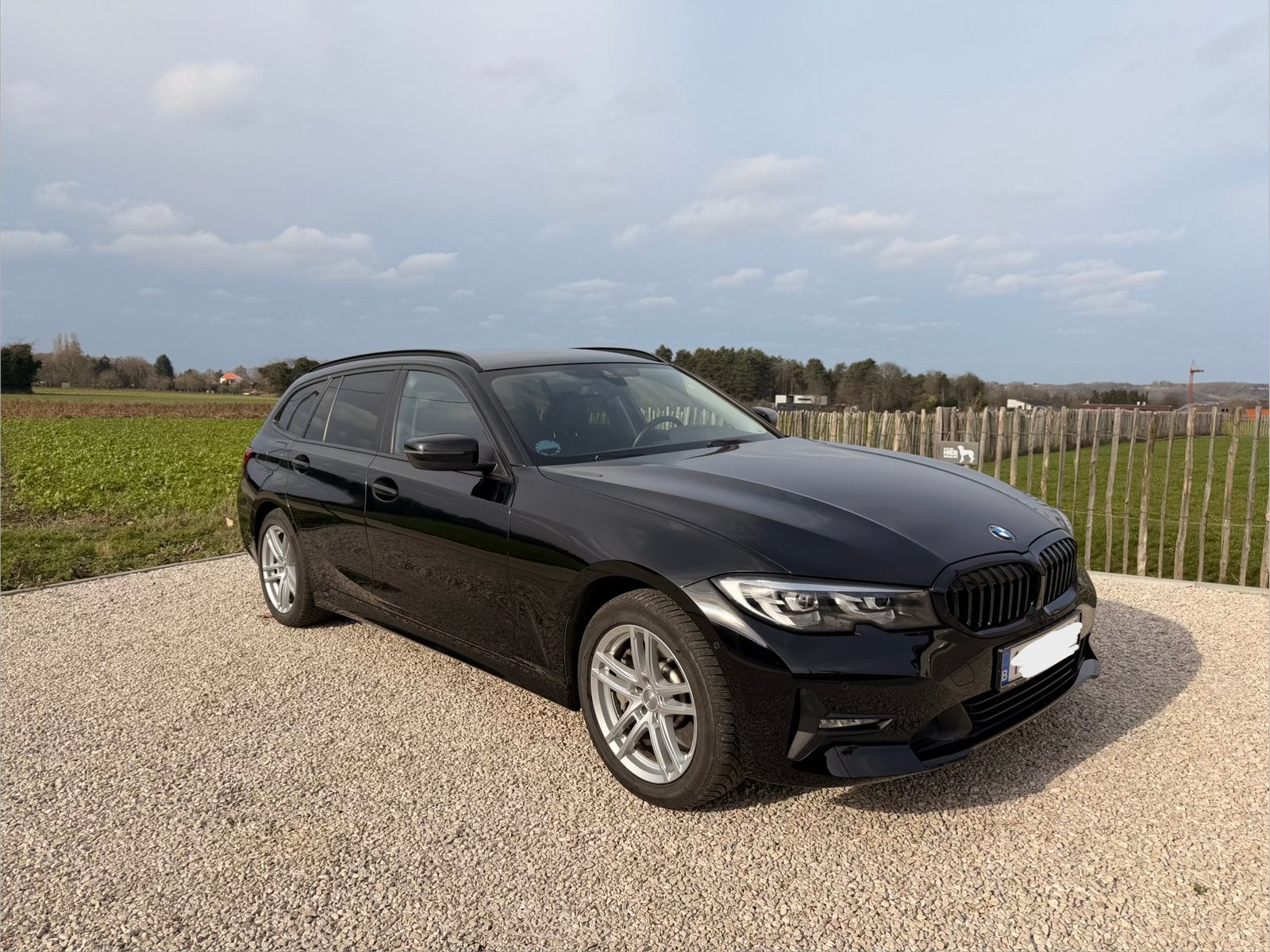 BMW 330E Touring - 79 000 km, Autos, BMW, Achat, Euro 6, Noir, 5 portes