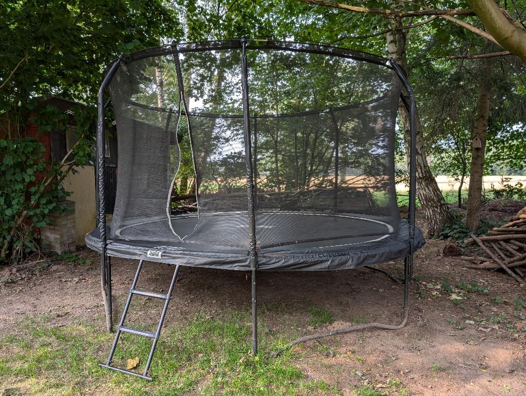 trampoline 4m20, Kinderen en Baby's, Speelgoed | Buiten | Trampolines, Ophalen, Gebruikt