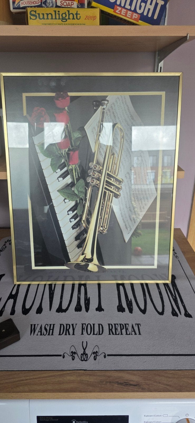 gouden kader 40 op 50 cm metaal, Audio, Tv en Foto, Fotografie | Fotolijsten, Ophalen, Metaal