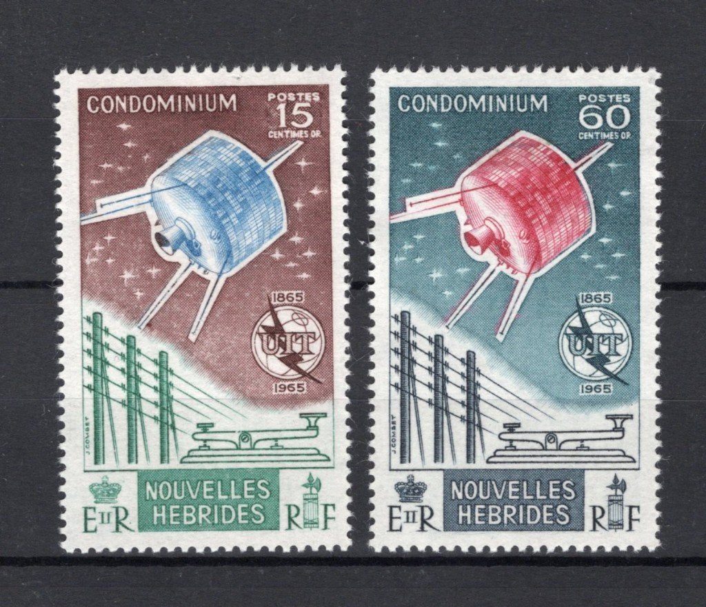 NOUVELLES HEBRIDES Yt. 211/212 MH 1965, Postzegels en Munten, Postzegels | Oceanië, Verzenden, Postfris