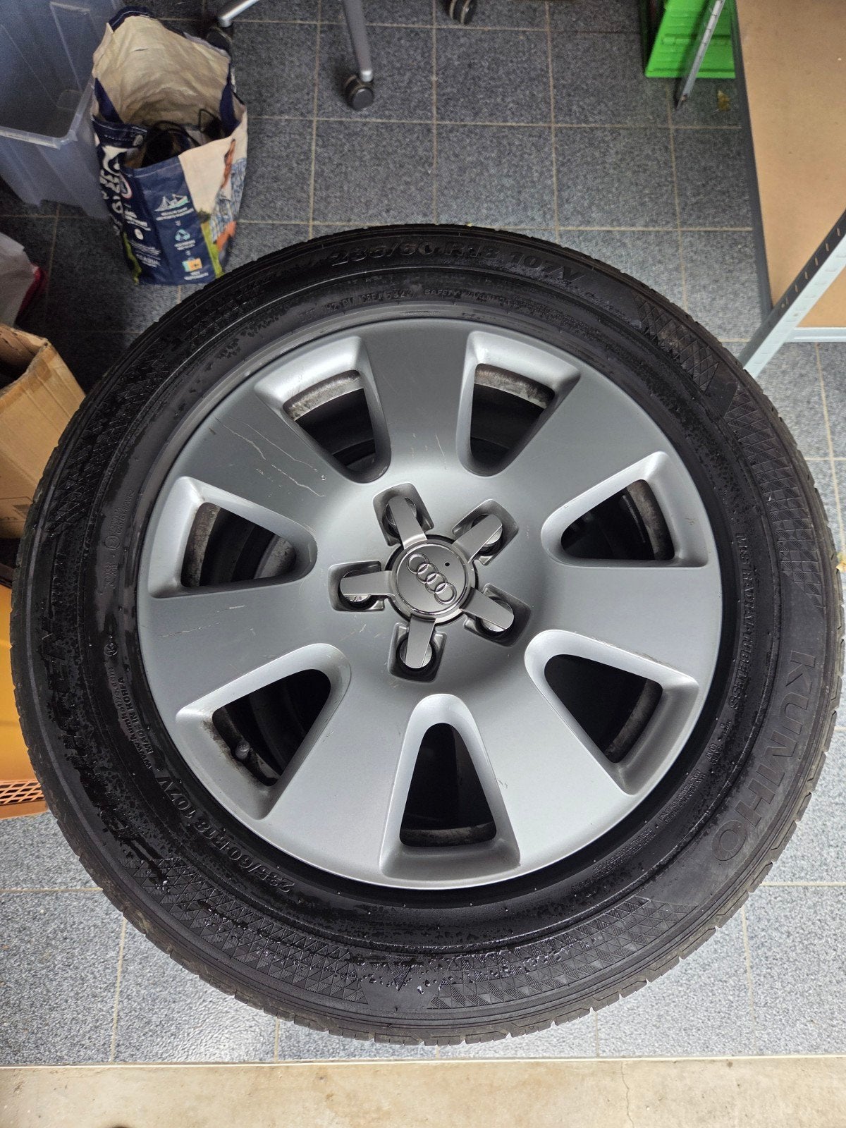 Jantes hiver Audi Q7 4L, Autos : Pièces & Accessoires, Pneus hiver, 18 pouces, Enlèvement, Jante(s)