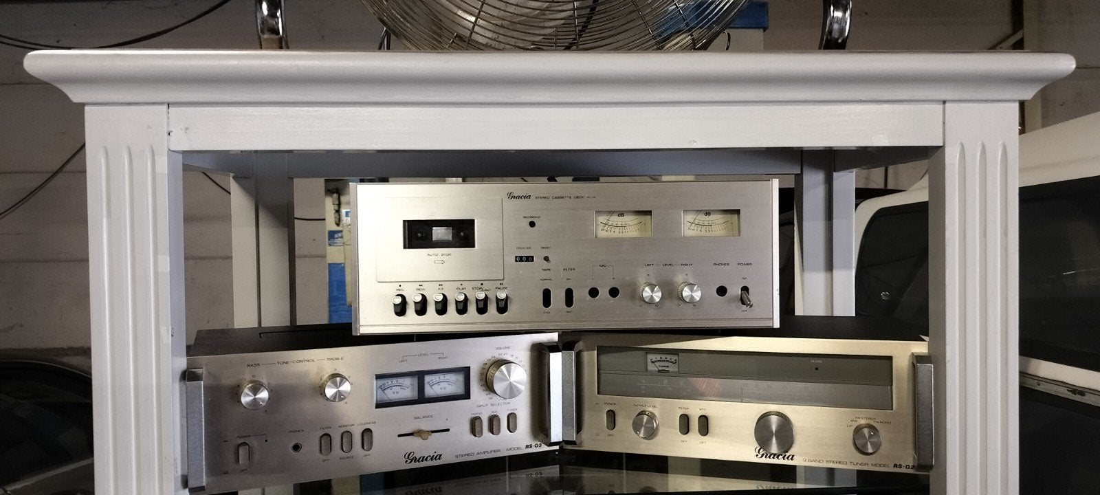 Complete Vintage DJ HiFi-installatie – Inclusief audiokast, Ophalen, Gebruikt