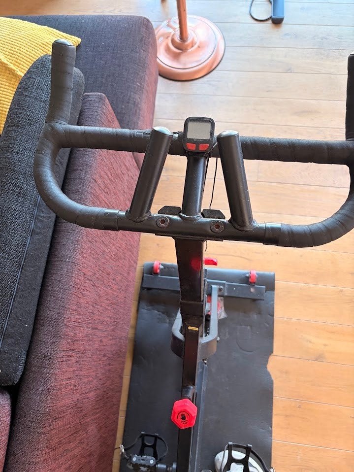 Domyos Biking 100 Spinningfiets / Hometrainer, Sport en Fitness, Fitnessapparatuur, Ophalen, Gebruikt, Metaal, Benen