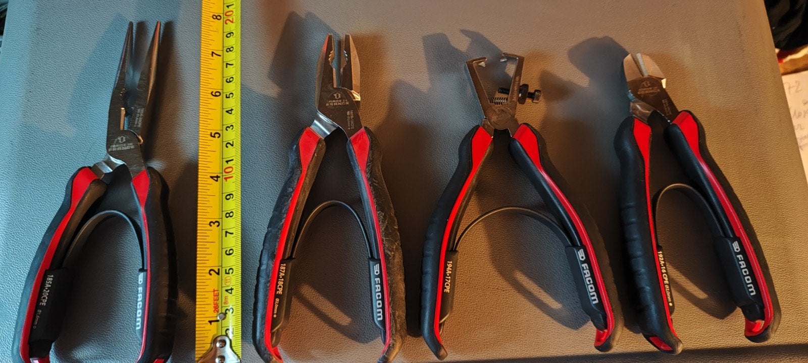 Set de 4 pinces Facom, Enlèvement ou Envoi, Pince, Facom