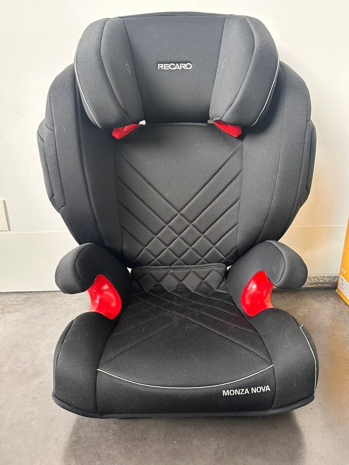 Autostoel recaro monza nova 2 performance black, Kinderen en Baby's, Autogordel, 15 t/m 36 kg, Verstelbare rugleuning, Zo goed als nieuw