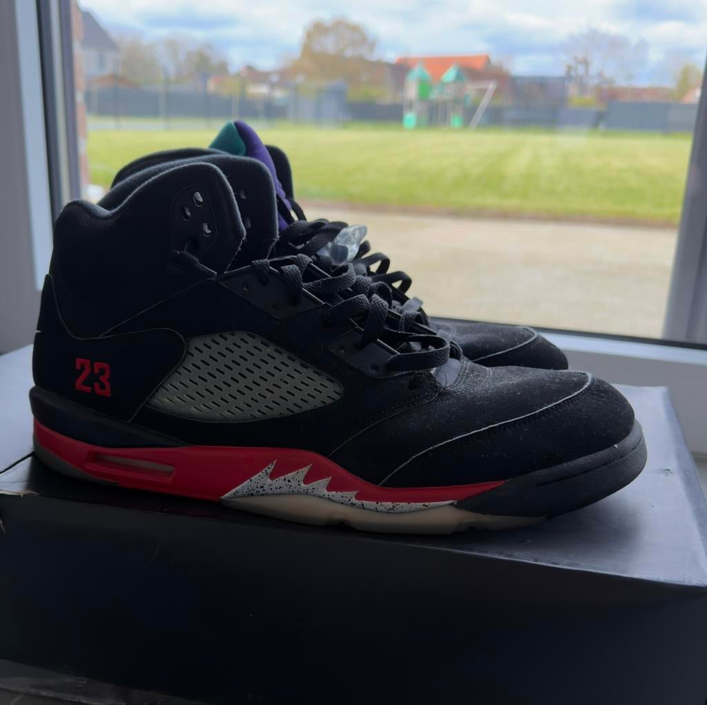 Air Jordan 5 Retro CZ1786-001 pointure  49,5, Ophalen, Zo goed als nieuw