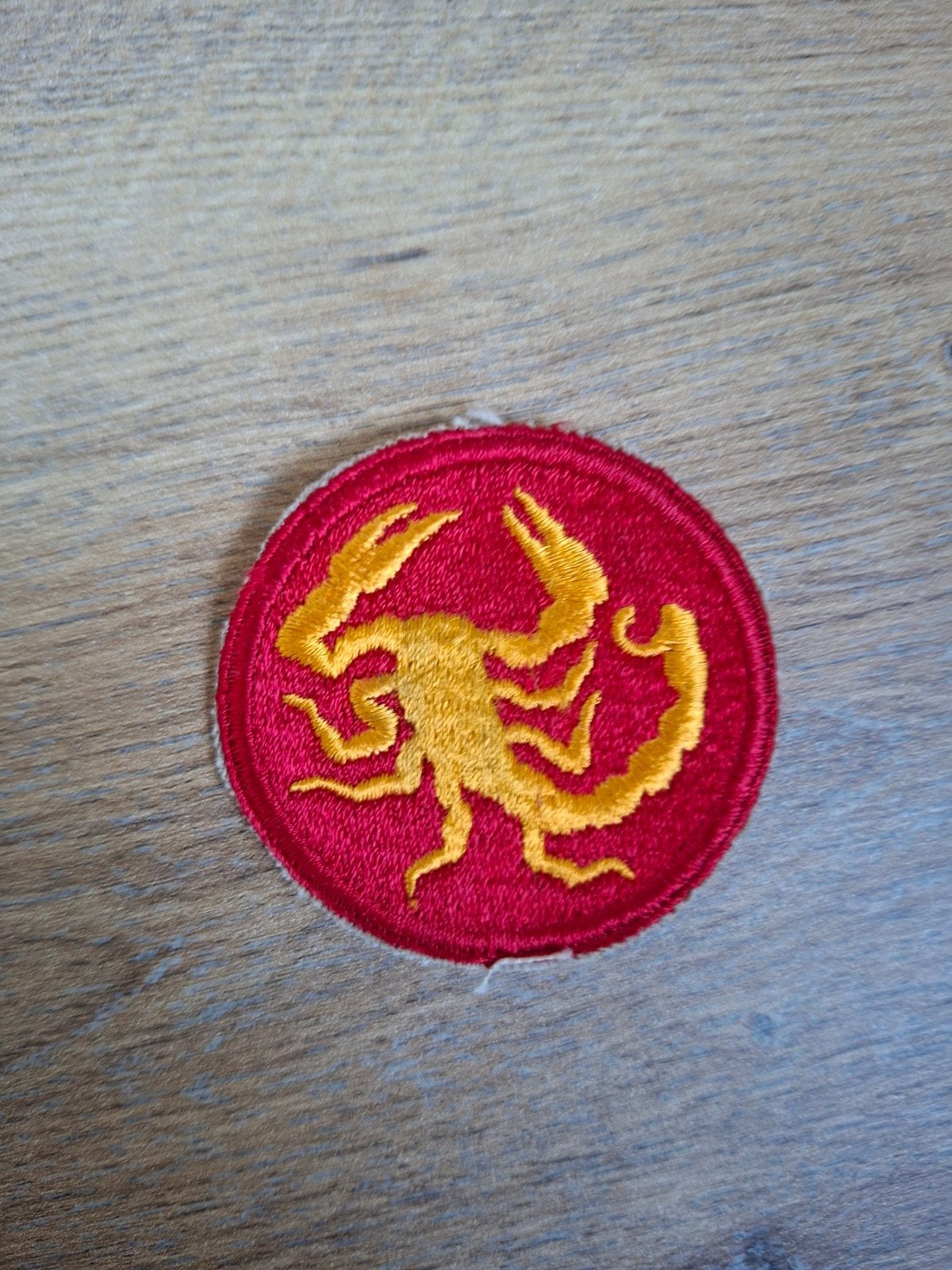 WW2 US 22nd Infantry div patch, Verzamelen, Ophalen of Verzenden