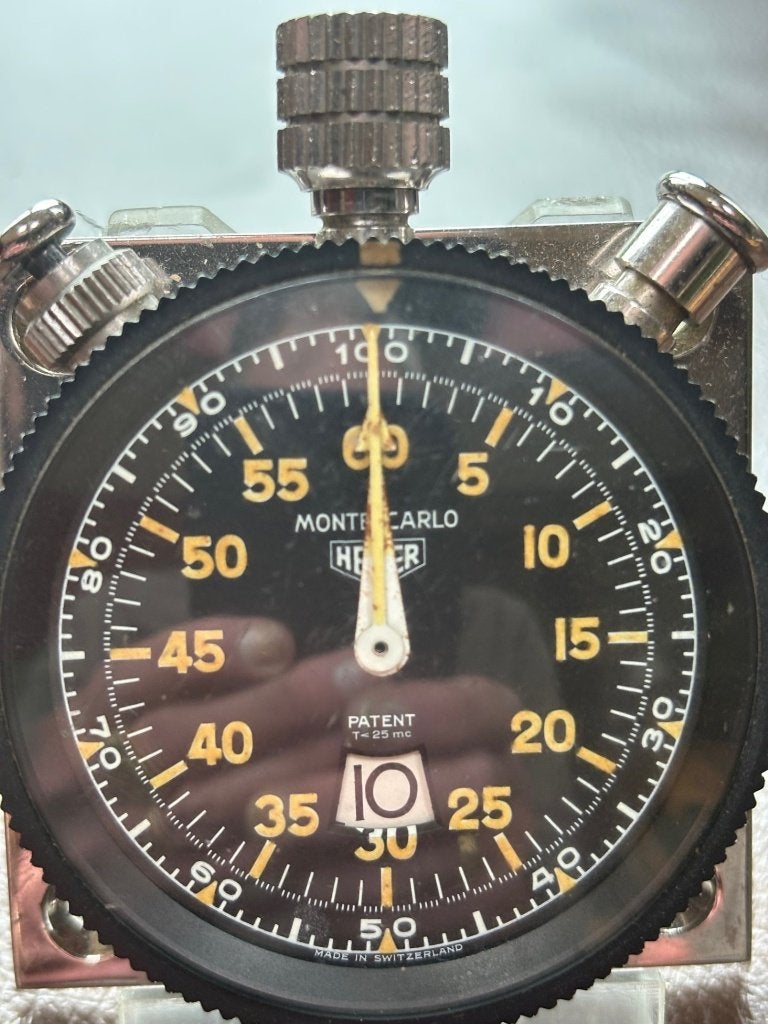 Rare Chronomètre de Bord Heuer Monte Carlo (1960), Enlèvement