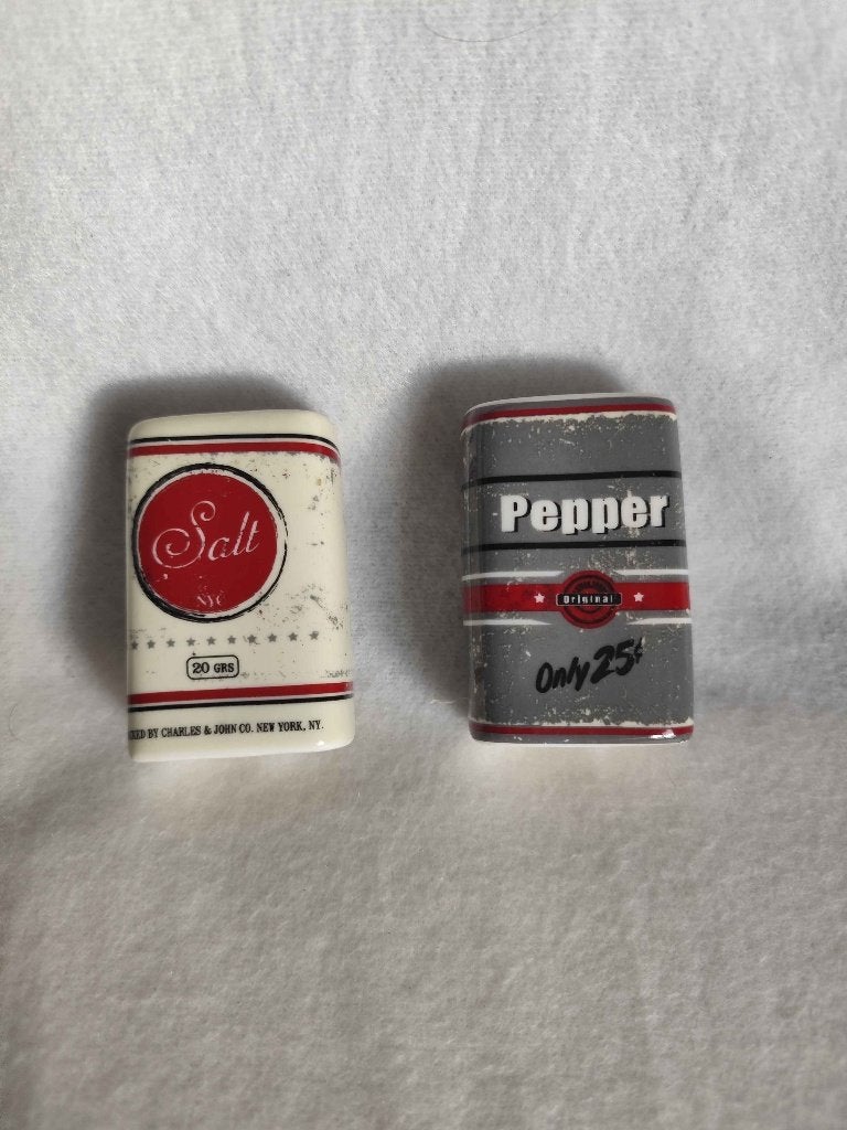 Vintage peper en zout vatjes, Antiek en Kunst, Ophalen of Verzenden