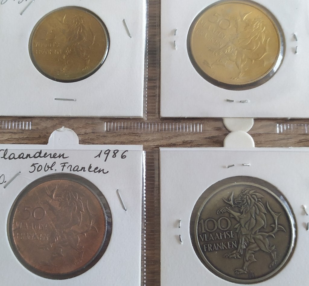 25+2x50+100 francs flamands, Enlèvement ou Envoi, Série