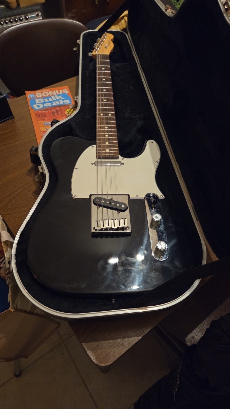 Fender American Standard 1999 inclusief originele hardcase, Musique & Instruments, Enlèvement, Fender