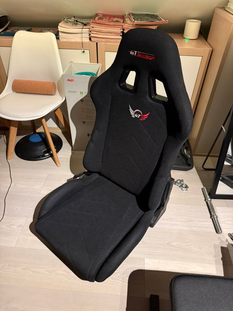 Simracing stoel GT Omega XL RS met 8020 mount, Ophalen, Gebruikt, Gt omega
