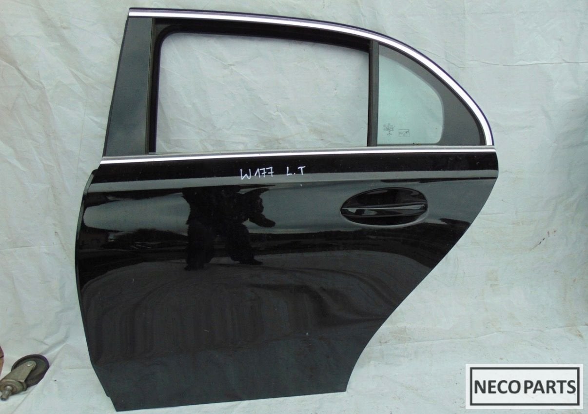 MERCEDES A-KLASSE W177 PORTIER DEUR LINKS ACHTER ORIGINEEL, Arrière, Haillon arrière, Utilisé, -
