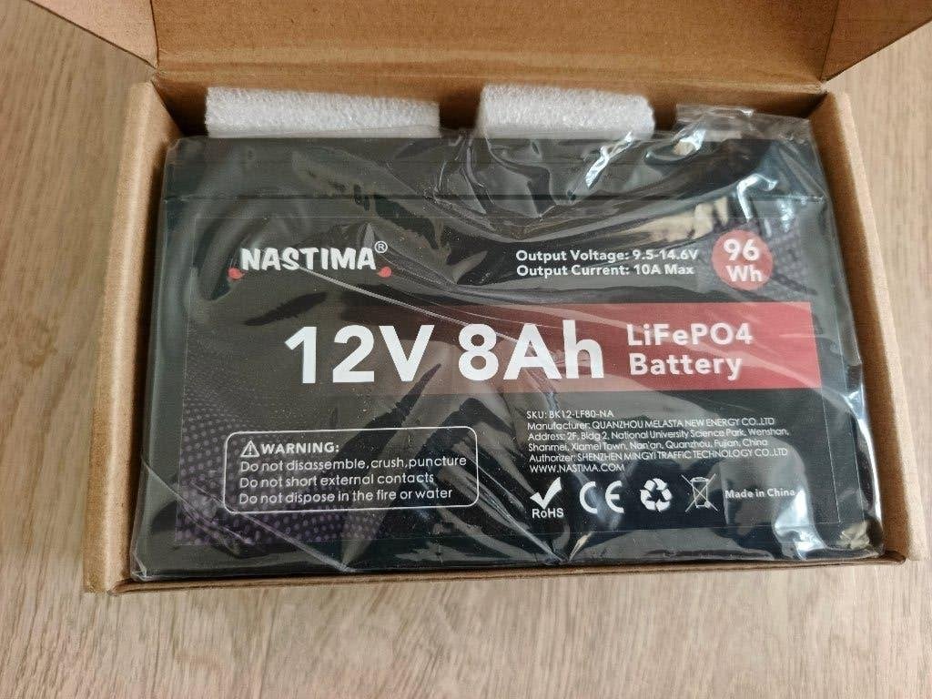 Batterie LiFePO4 NASTIMA 12V 8Ah 96Wh – neuve, Autos : Pièces & Accessoires, Neuf