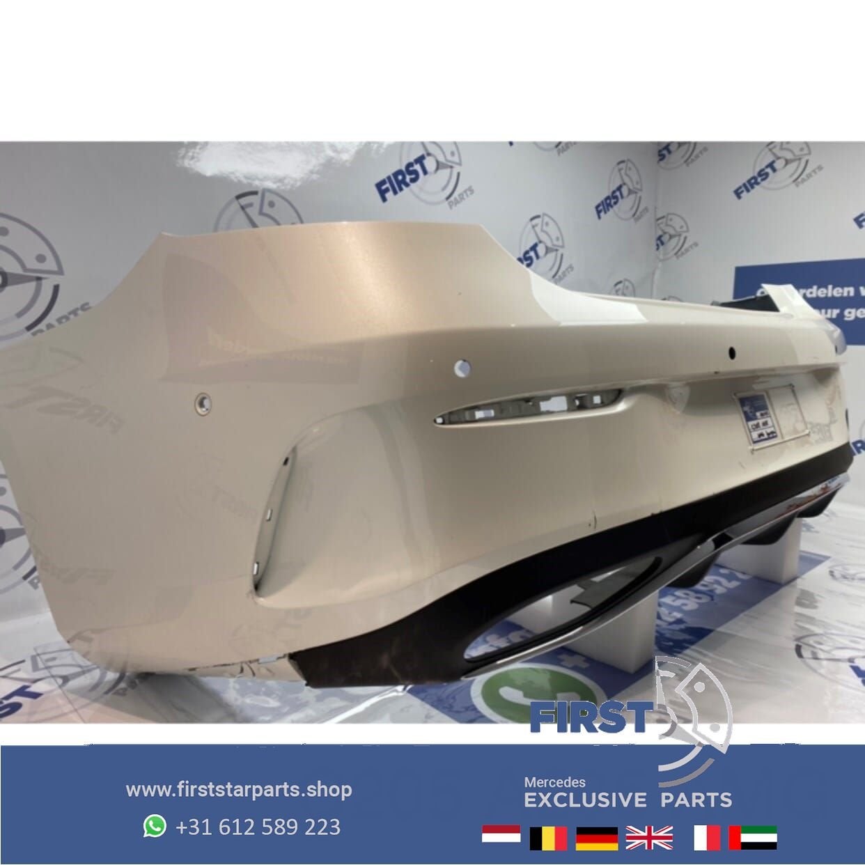 A205 C205 AMG ACHTERBUMPER COMPLEET Mercedes C Klasse CABRIO, Arrière, Utilisé, -, -