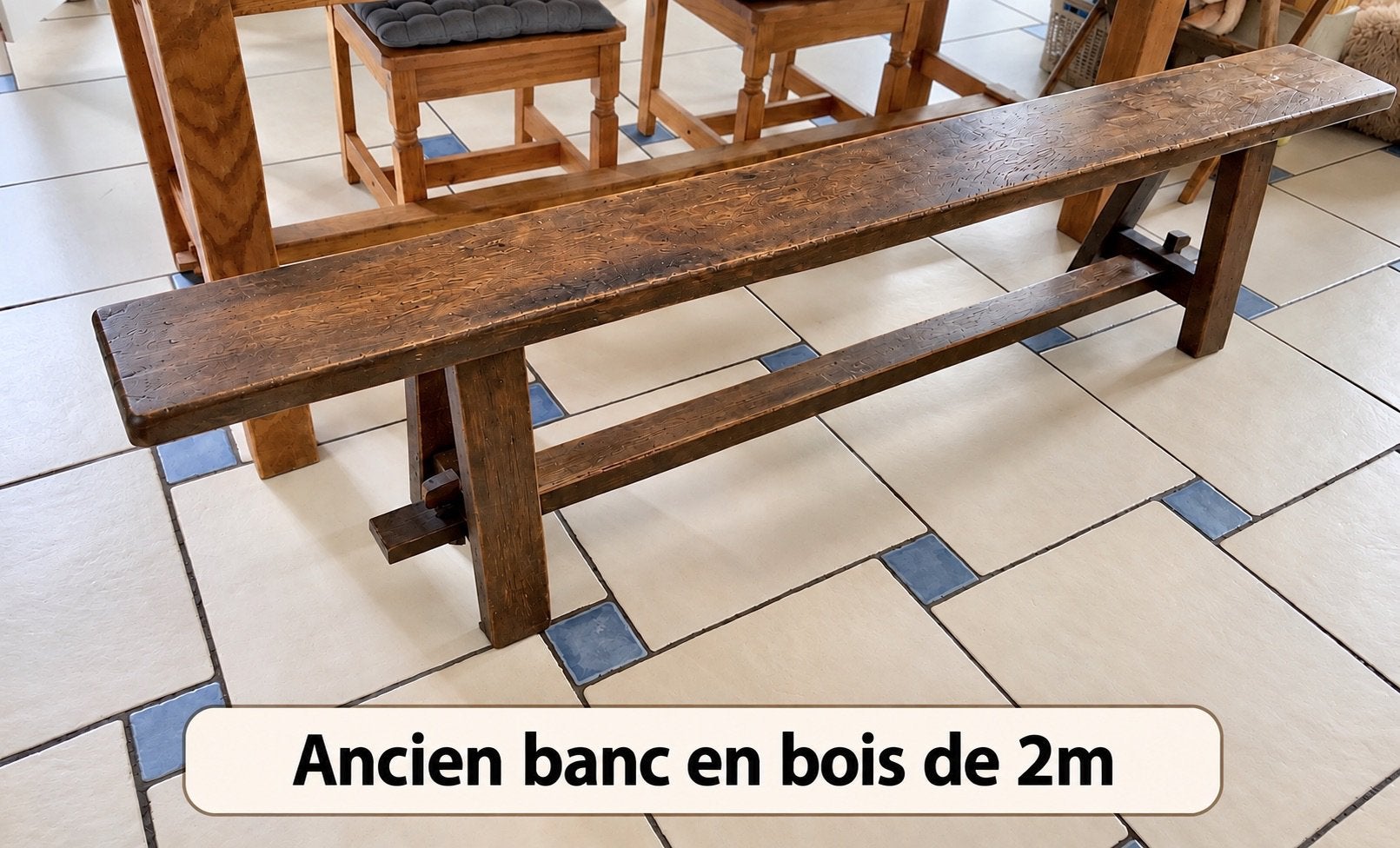 Banc, Enlèvement, Utilisé, Bois