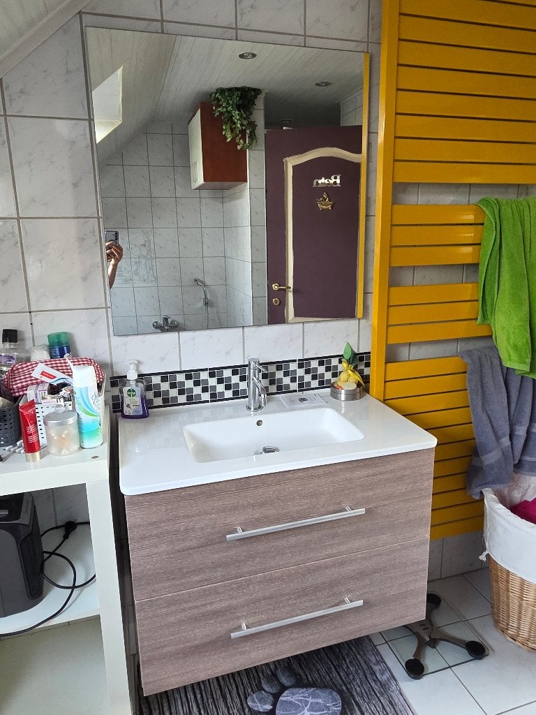 Meuble vasque plus miroir, Moins de 100 cm, Meuble lavabo, Enlèvement, Utilisé