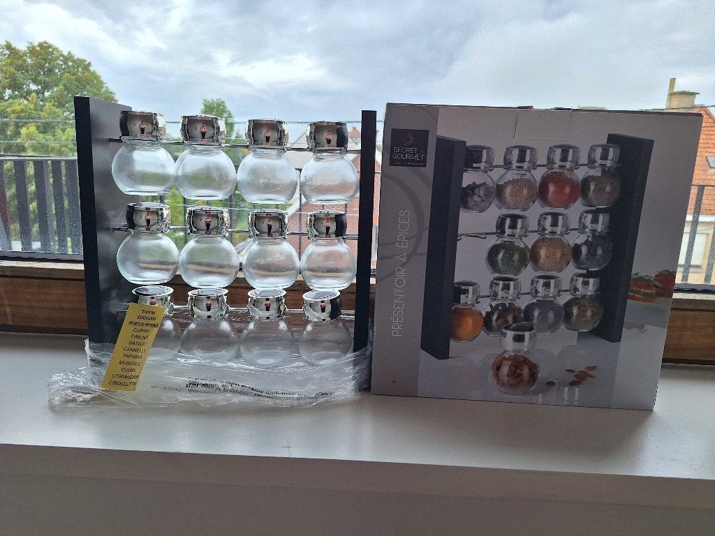 Étagère à épices avec 12 pots, Autres marques, Multicolore, Autres types, Enlèvement