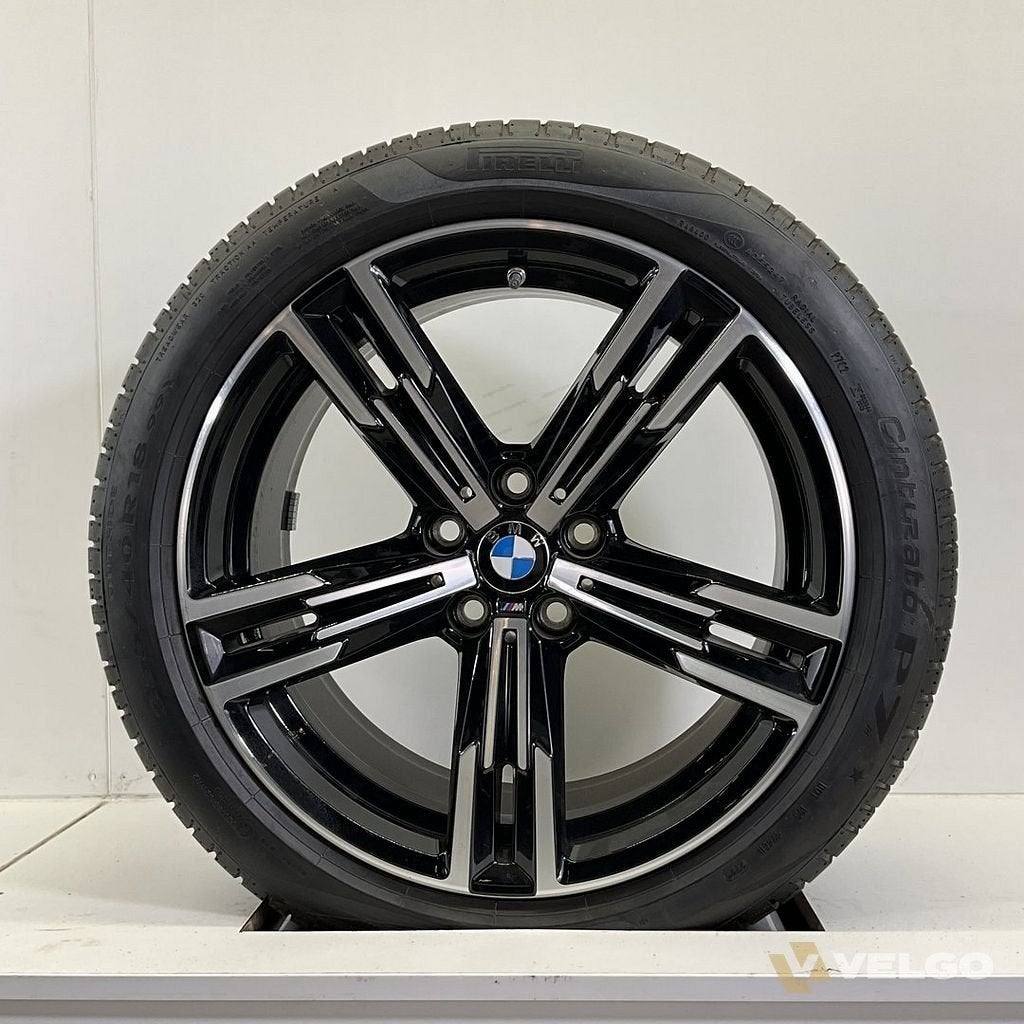 BMW 2, 3 EN 4 SERIE BREEDSET VELGEN + ZOMERBANDEN 18 INCH OR, Pneus et Jantes, Véhicule de tourisme, Pneus été, -