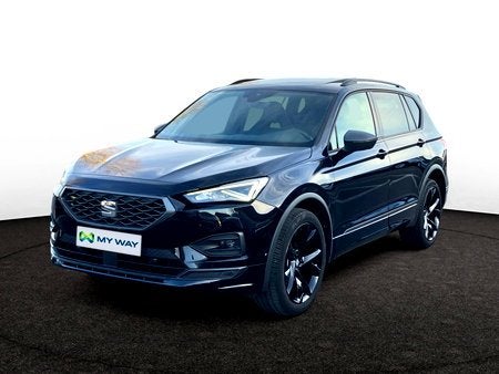 Seat Tarraco 1.5 TSI 150pk DSG FR 7-zit / pano dak / el. tre, Auto's, Automaat, Zwart, SUV of Terreinwagen, 136 g/km