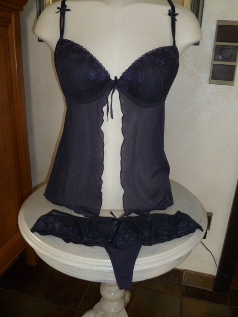 Lingerie set, bh maat 75c, slip  36/38., Verzenden, BH