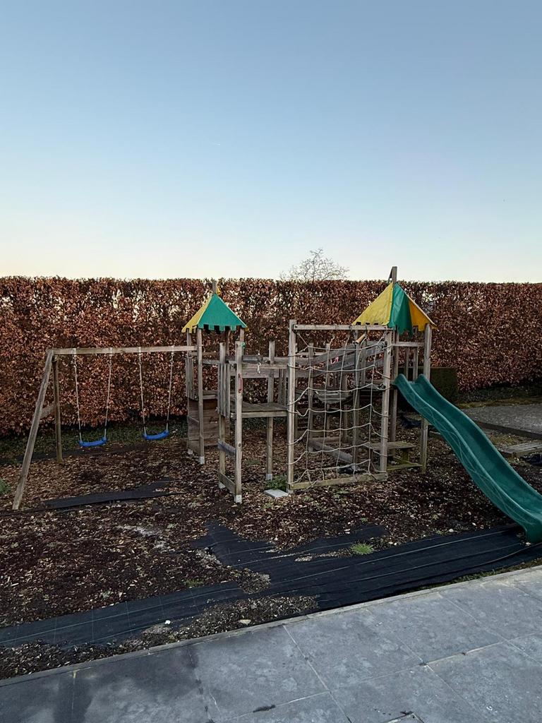 Speeltoestel Wickey met 4 torens, Ophalen, Klimnet