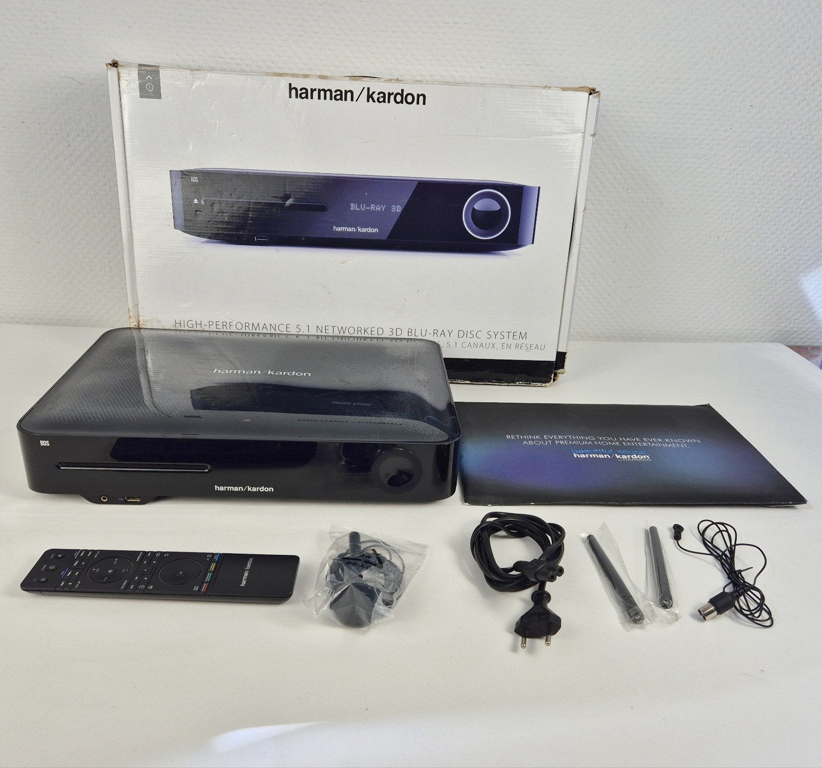 Récepteur Bluetooth sans fil Harman Kardon BDS580 NFC AirPla, Autres marques, Enlèvement ou Envoi, 60 à 120 watts, Comme neuf