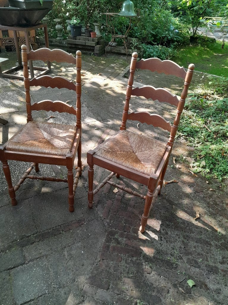 eetkamer stoelen, Huis en Inrichting, Stoelen, Ophalen, Gebruikt, Blauw, Vijf, Zes of meer stoelen