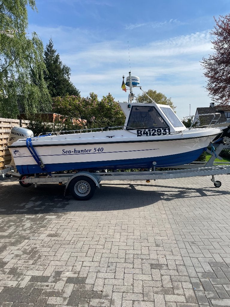 Seahunter 540 met Honda 90pk, Overige merken, Gebruikt, 5 m, 2 m