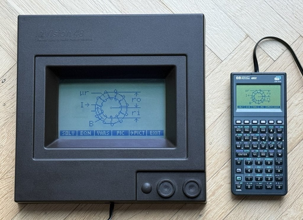 InVision48 Overhead Display - Voor HP48SX & HP48GX - Vintage, Diversen, Ophalen of Verzenden, Grafische rekenmachine, Gebruikt
