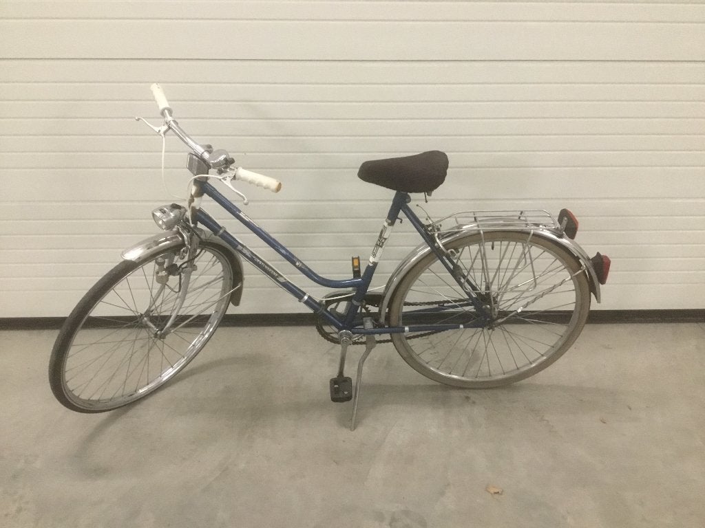 Vintage meisjesfiets 26 inch, Fietsen en Brommers, Fietsen | Meisjes, Gebruikt, Velgrem, Handrem, Ophalen