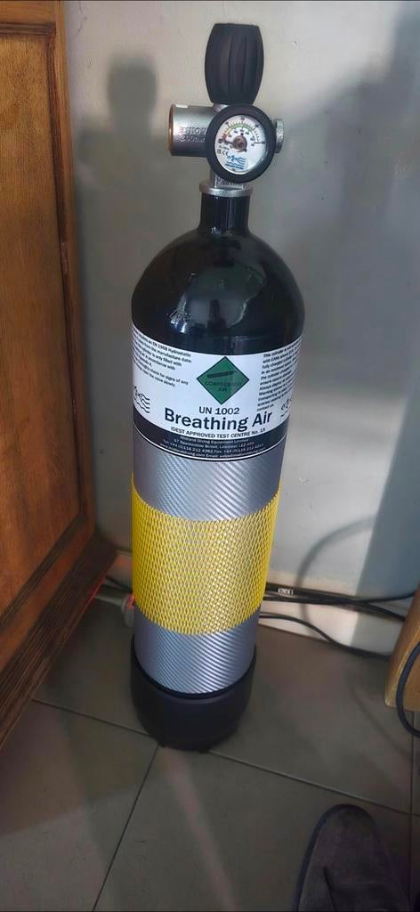 pcp vulfles 300 bar  7 Liter  nieuw, Sport en Fitness, Ophalen of Verzenden