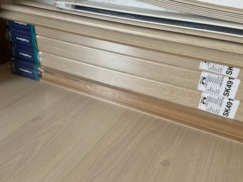 eiken plinten laminaat, Doe-het-zelf en Bouw, Ophalen, Eiken, Nieuw, 200 tot 250 cm
