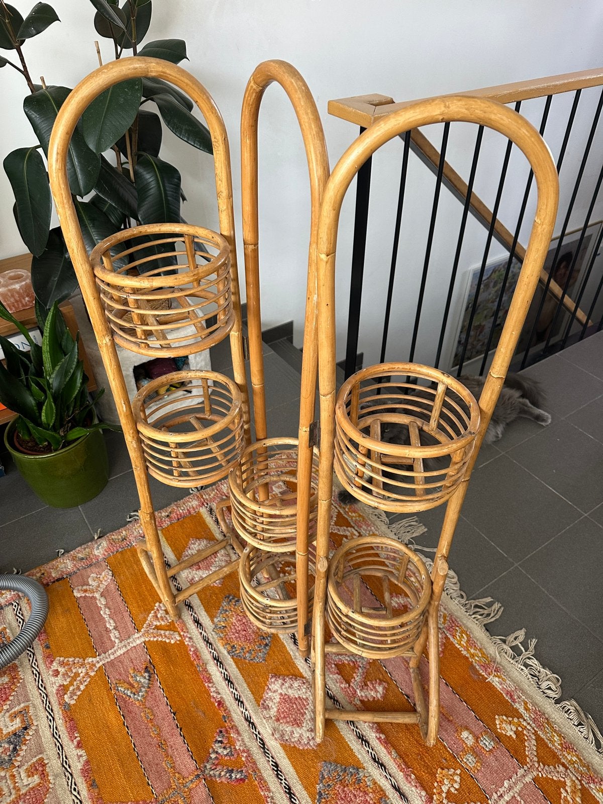 Plantenrek bamboe, Ophalen, Zo goed als nieuw