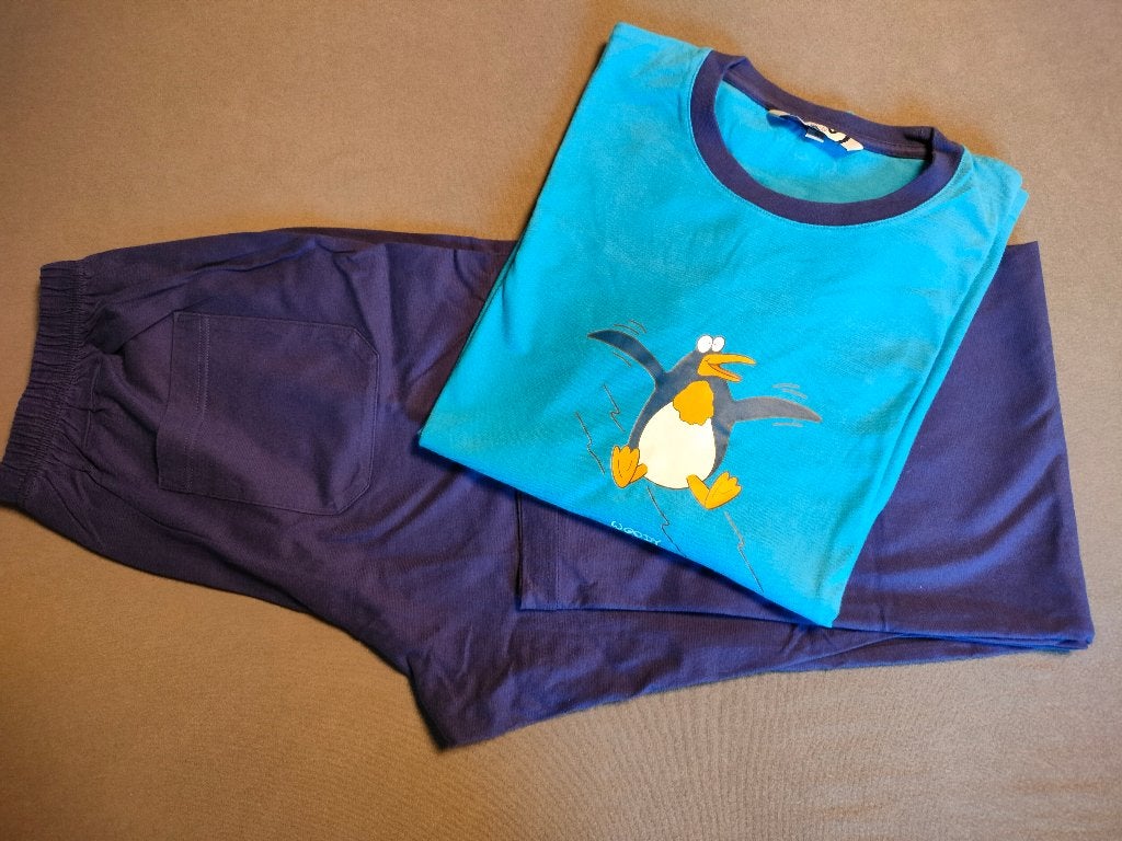 Woody pyjama pinguin - maat S - nieuwstaat, Kleding | Dames, Pyjama's, Woody, Ophalen of Verzenden, Zo goed als nieuw, Maat 36 (S)